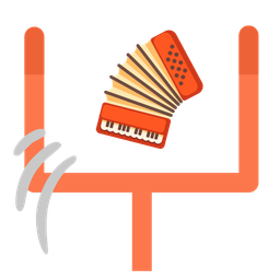 Accordion and American football