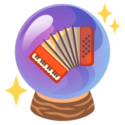 Accordion and Crystal ball