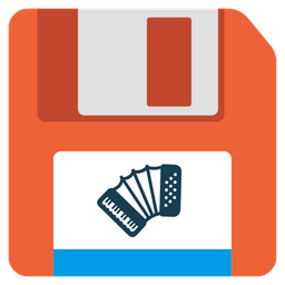 Accordion and Floppy disk