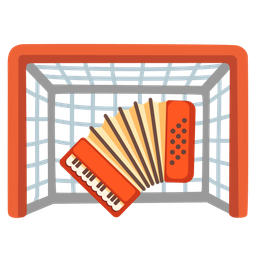 Accordion and Goal net