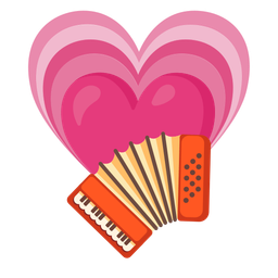 Accordion and Growing heart