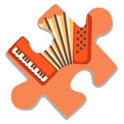 Accordion and Puzzle piece