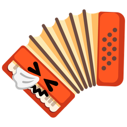 Accordion and Sneezing face