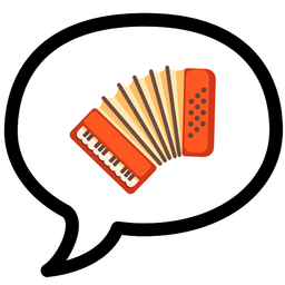 Accordion and Speech balloon