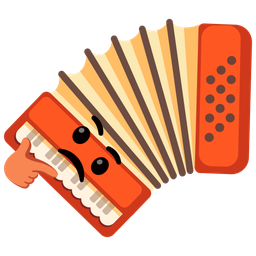 Accordion and Thinking face