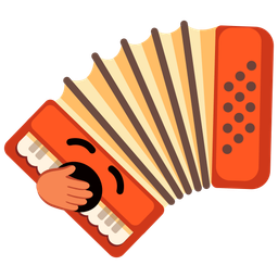 Accordion and Yawning face