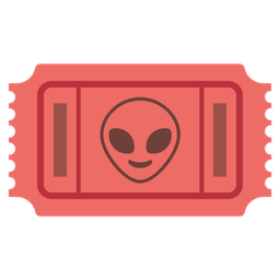 admission tickets and alien