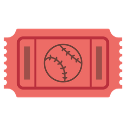 admission tickets and baseball