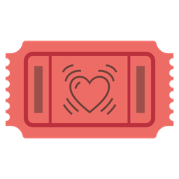 admission tickets and beating heart