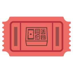 admission tickets and bento box