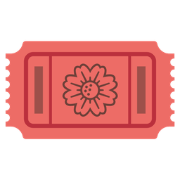 admission tickets and blossom