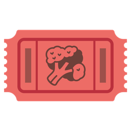 admission tickets and broccoli