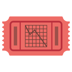 admission tickets and chart decreasing