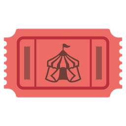 admission tickets and circus tent