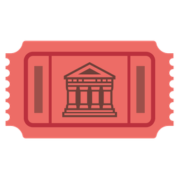 admission tickets and classical building
