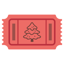 admission tickets and evergreen tree