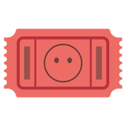 admission tickets and face without mouth