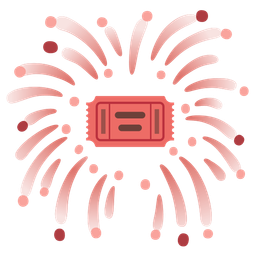 admission tickets and fireworks