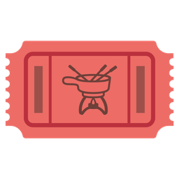 admission tickets and fondue