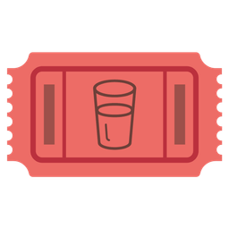 admission tickets and glass of milk