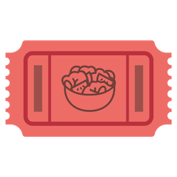 admission tickets and green salad