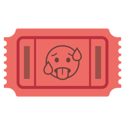 admission tickets and hot face