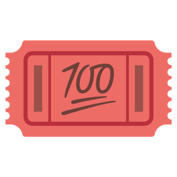 admission tickets and hundred points