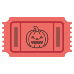 admission tickets and jack-o-lantern