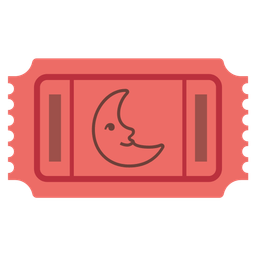 admission tickets and last quarter moon face