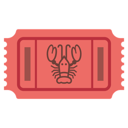 admission tickets and lobster