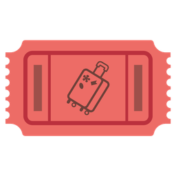 admission tickets and luggage