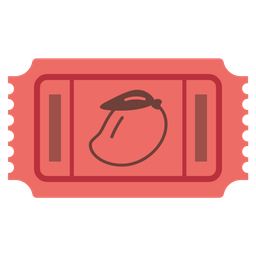 admission tickets and mango