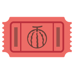 admission tickets and melon