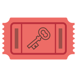 admission tickets and old key