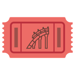 admission tickets and roller coaster