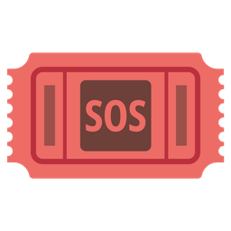 admission tickets and SOS button