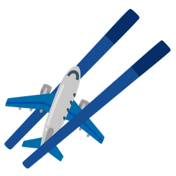 airplane and chopsticks