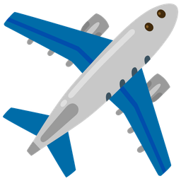 airplane and face without mouth