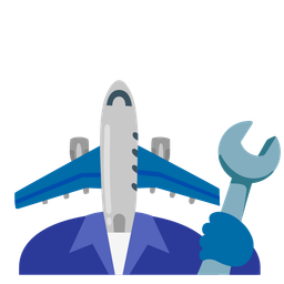 airplane and hammer and wrench