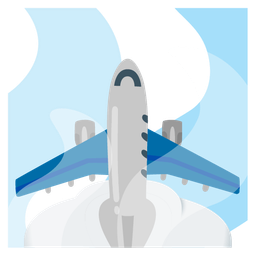 airplane and hot springs