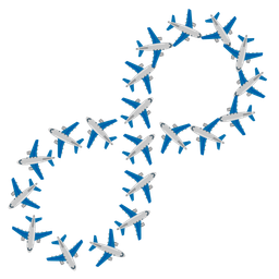 airplane and infinity