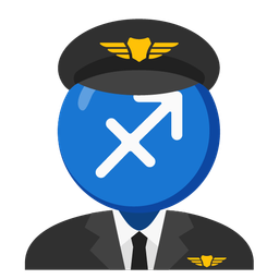 airplane and Sagittarius