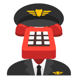 airplane and telephone