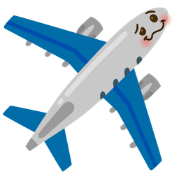 airplane and woozy face