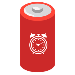 alarm clock and battery