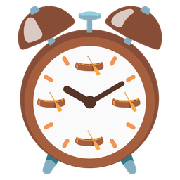 alarm clock and canoe