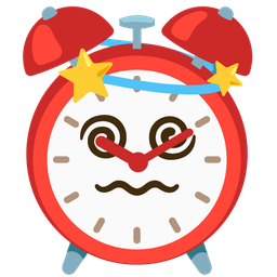 alarm clock and dizzy