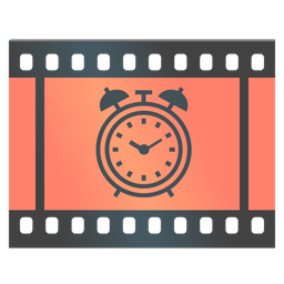 alarm clock and film frames