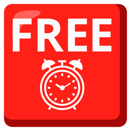 alarm clock and FREE button