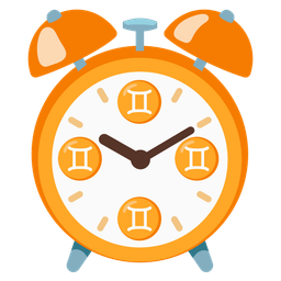 alarm clock and Gemini